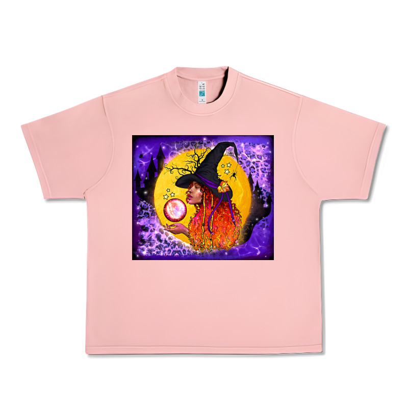Witch With Crystal Ball Tumbler Urban Heavy Tee by BundleAndBundleShop | Teevron