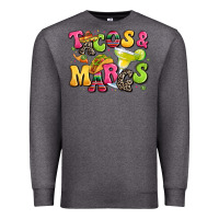 Charcoal Heather tacos and margaritas Premium Sweatshirt - LillyAllenDesigns
