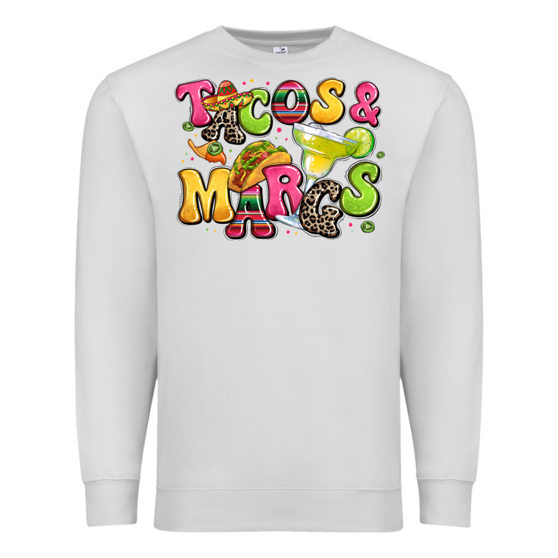 Tacos And Margaritas Premium Sweatshirt by LillyAllenDesigns | Teevron