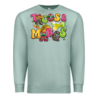 Seafoam tacos and margaritas Premium Sweatshirt - LillyAllenDesigns