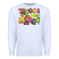 White tacos and margaritas Premium Sweatshirt - LillyAllenDesigns