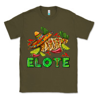 Army Green Elote corn sombrero lime and  cactus Classic Tee - AdoDesignShop