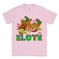 Bubblegum Pink Elote corn sombrero lime and  cactus Classic Tee - AdoDesignShop