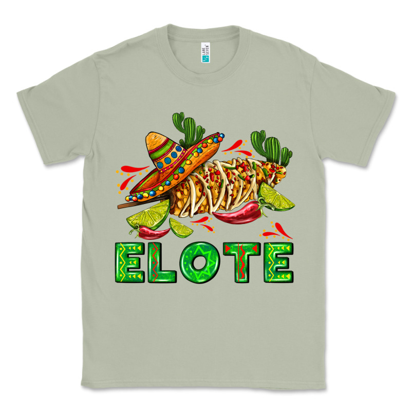 Elote Corn Sombrero Lime And  Cactus Classic Tee by AdoDesignShop | Teevron
