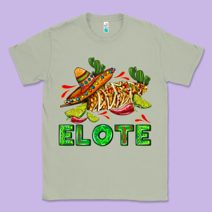 Elote Corn Sombrero Lime And  Cactus Classic Tee Designed By Adodesignshop