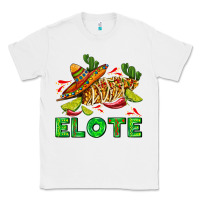 White Elote corn sombrero lime and  cactus Classic Tee - AdoDesignShop