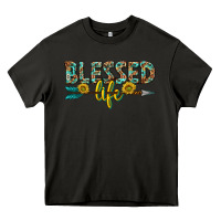 Asphalt blessed life western Heavy Core Tee - texasbilliewilder