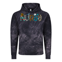 Cloud Black nurse Vintage Hoodie - CowhideDigitalArt