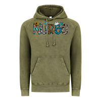 Vintage Olive nurse Vintage Hoodie - CowhideDigitalArt