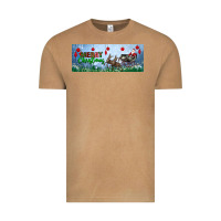 Vintage Camel merry christmas with santa sleigh Vintage Tee - BundleAndBundleShop