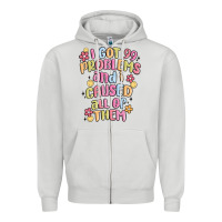 Dove Grey i got 99 problems and i caused all of them Zipper Hoodie - MaliasSmallBusiness