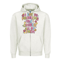 Oatmeal Heather i got 99 problems and i caused all of them Zipper Hoodie - MaliasSmallBusiness