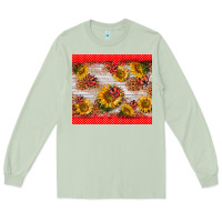 Matcha ladybug sunflower Long Sleeve Tee - BarkalooDesign