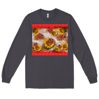Smoke ladybug sunflower Long Sleeve Tee - BarkalooDesign