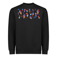 Black usa ice cream and popsicles Heavyweight Sweatshirt - AdoDesignShop