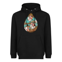 Black american football and western roses teardrop Heavyweight Hoodie - BundleAndBundleShop