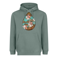 Sage american football and western roses teardrop Heavyweight Hoodie - BundleAndBundleShop