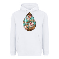 White american football and western roses teardrop Heavyweight Hoodie - BundleAndBundleShop