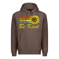Coffee In A World Where You Can Be Anything Be Kind Premium Hoodie - Bettercallsaul