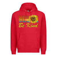 Red In A World Where You Can Be Anything Be Kind Premium Hoodie - Bettercallsaul