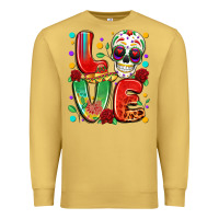 Antique Gold cinco de mayo love Premium Sweatshirt - LillyAllenDesigns