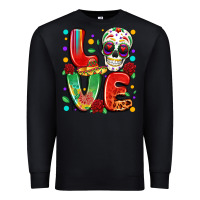 Black cinco de mayo love Premium Sweatshirt - LillyAllenDesigns