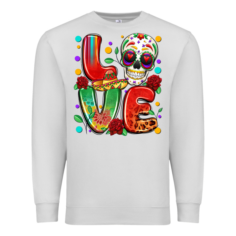 Cinco De Mayo Love Premium Sweatshirt by LillyAllenDesigns | Teevron