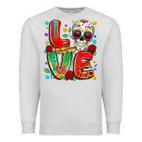 Dove Grey cinco de mayo love Premium Sweatshirt - LillyAllenDesigns