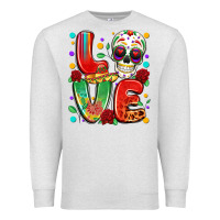 Oatmeal Heather cinco de mayo love Premium Sweatshirt - LillyAllenDesigns