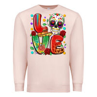Pale Pink cinco de mayo love Premium Sweatshirt - LillyAllenDesigns