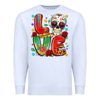 White cinco de mayo love Premium Sweatshirt - LillyAllenDesigns