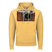 Vintage Mustard vintage camera Vintage Hoodie - FaDigitalArtStudio