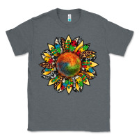 Charcoal Heather autism awareness cowhide leopard sunflower Classic Tee - Artiststas