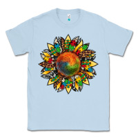 Dusty Blue autism awareness cowhide leopard sunflower Classic Tee - Artiststas