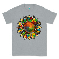 Heather Grey autism awareness cowhide leopard sunflower Classic Tee - Artiststas
