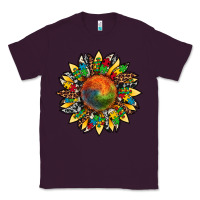 Plum autism awareness cowhide leopard sunflower Classic Tee - Artiststas