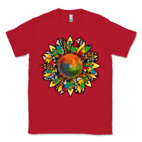 Red autism awareness cowhide leopard sunflower Classic Tee - Artiststas