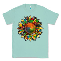 Seafoam autism awareness cowhide leopard sunflower Classic Tee - Artiststas