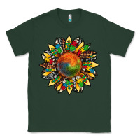 Sports Green autism awareness cowhide leopard sunflower Classic Tee - Artiststas