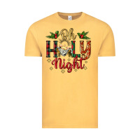 Vintage Mustard oh holy night Vintage Tee - BundleAndBundleShop