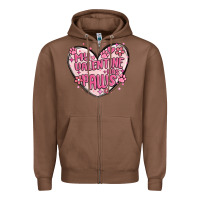 Chestnut my valentine has paws Zipper Hoodie - MaliasSmallBusiness