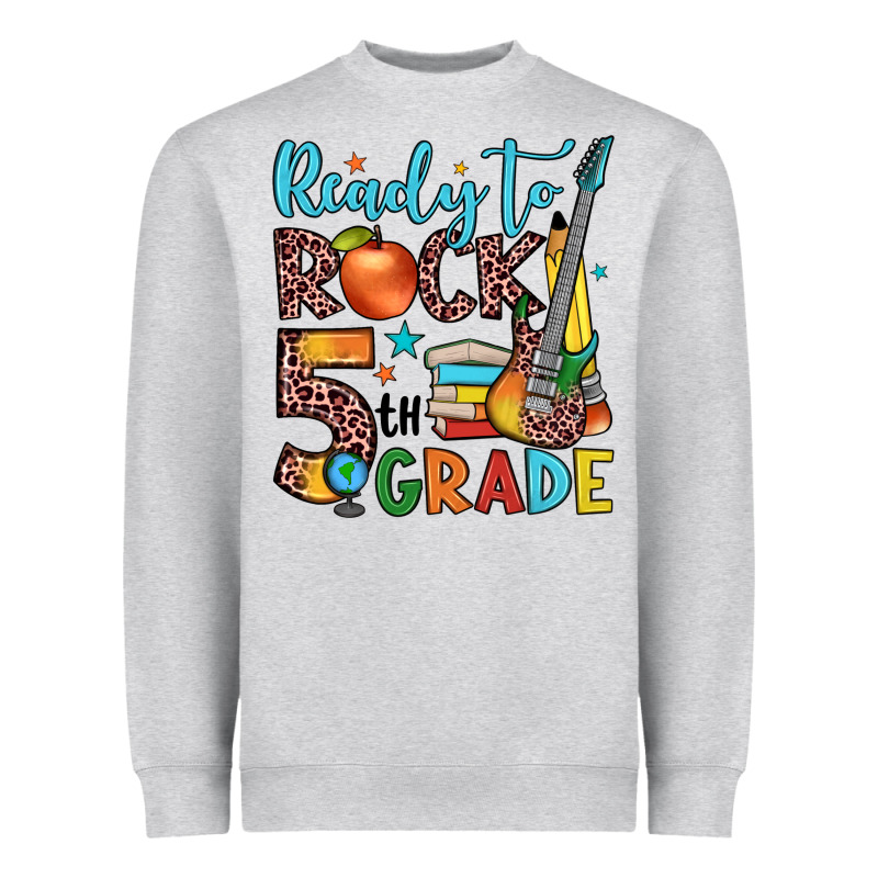 Ready To Rock 5th Grade Heavyweight Sweatshirt by JahusDesignShop | Teevron