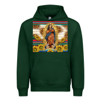 Forest Green our lady of guadalupe Urban Hoodie - TumblerDesignByShophia