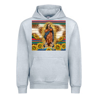 Heather Grey our lady of guadalupe Urban Hoodie - TumblerDesignByShophia