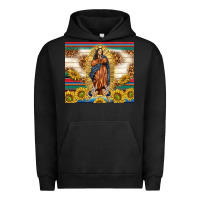 Pigment Black our lady of guadalupe Urban Hoodie - TumblerDesignByShophia