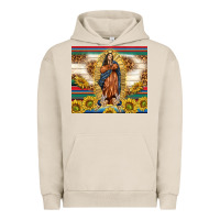 Pigment French Oak our lady of guadalupe Urban Hoodie - TumblerDesignByShophia