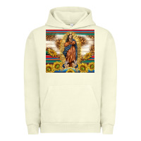 Pigment Pistachio our lady of guadalupe Urban Hoodie - TumblerDesignByShophia
