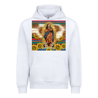White our lady of guadalupe Urban Hoodie - TumblerDesignByShophia