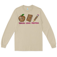 Mushroom teach love inspire leopard Long Sleeve Tee - AdoDesignShop