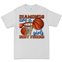 Dove Grey diamonds are a girls best friend basketball Premium Tee - texasbilliewilder